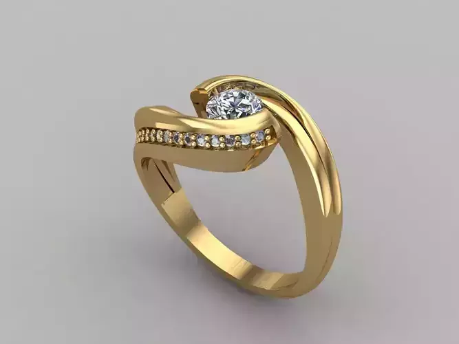 Women Ring 3DM Womens Ring 3d models 3D print model