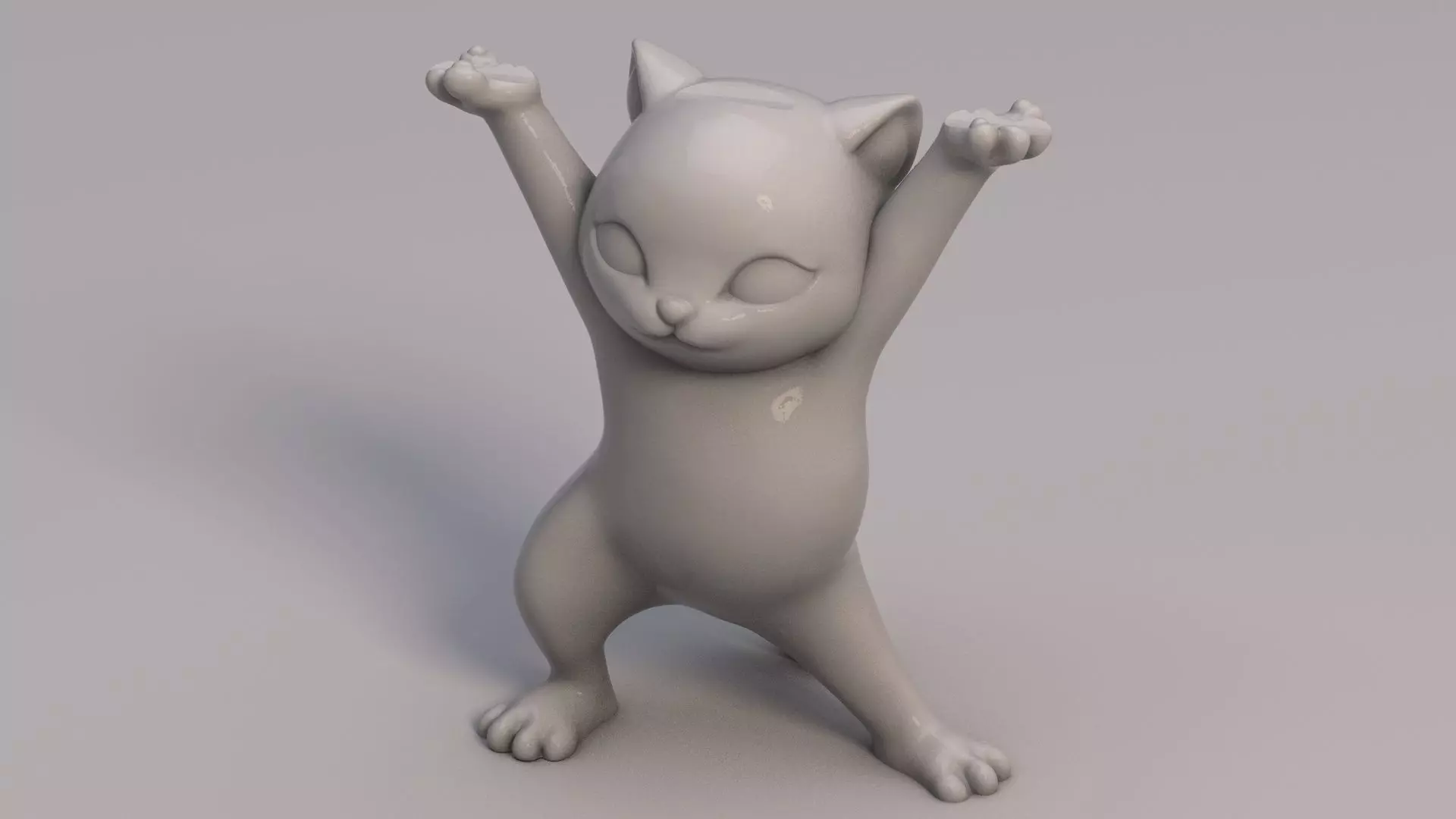 Cat Pen Holder - 3D print 3D print model_0
