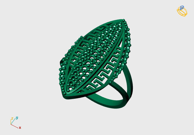 Women Ring STL Womens Ring 3d models 3D print model 3D print model_1