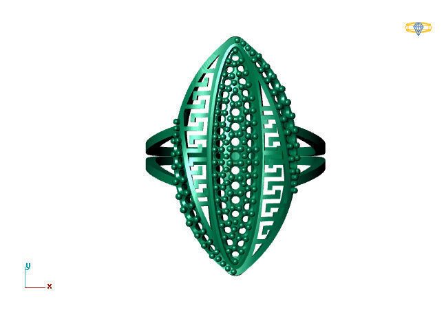 Women Ring STL Womens Ring 3d models 3D print model 3D print model_2