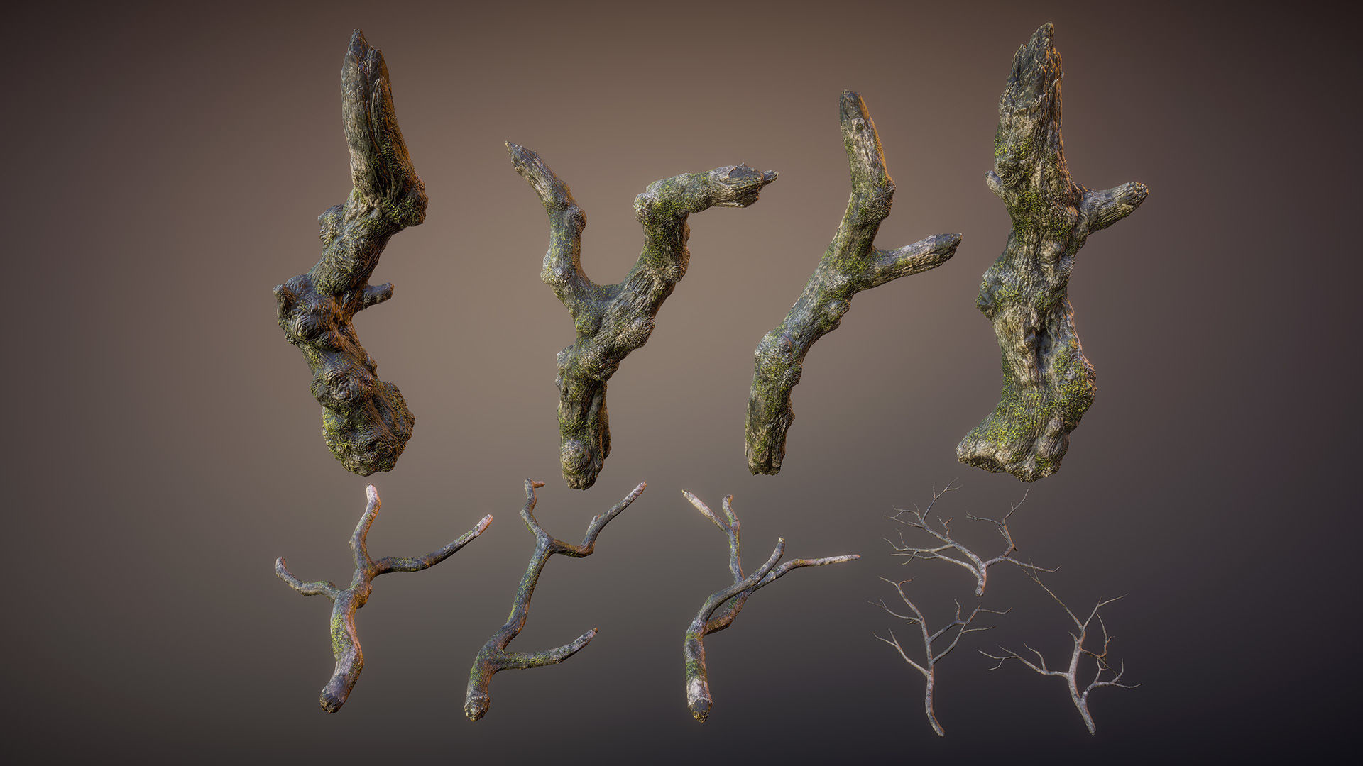 Aztec temple Low-poly 3D model_11