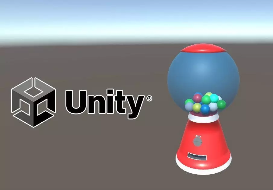 Gumball Machine Low-poly 3D model