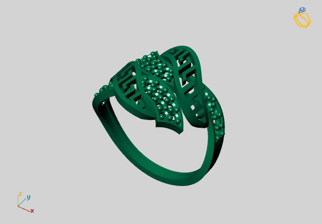 Women Ring STL Womens Ring 3d models 3D print model 3D print model_1