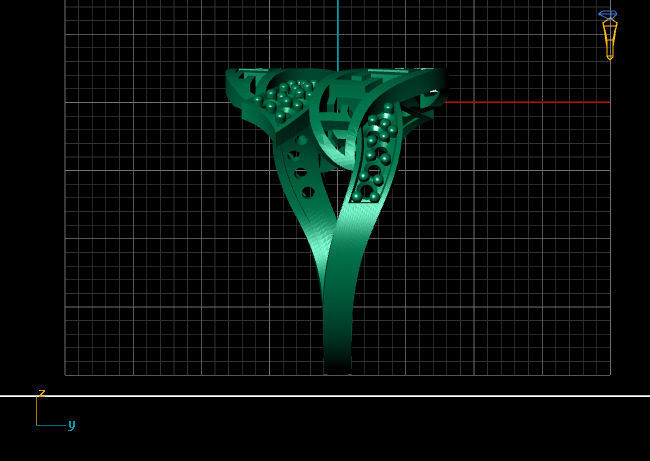 Women Ring STL Womens Ring 3d models 3D print model 3D print model_4