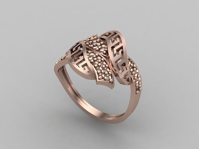 Women Ring STL Womens Ring 3d models 3D print model 3D print model