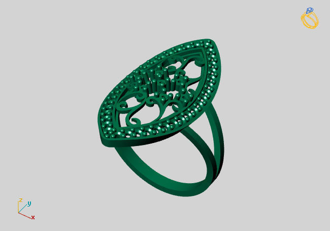 Women Ring STL Womens Ring 3d models 3D print model 3D print model_1