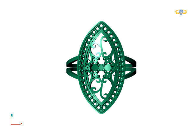 Women Ring STL Womens Ring 3d models 3D print model 3D print model_2