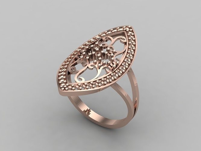 Women Ring STL Womens Ring 3d models 3D print model 3D print model