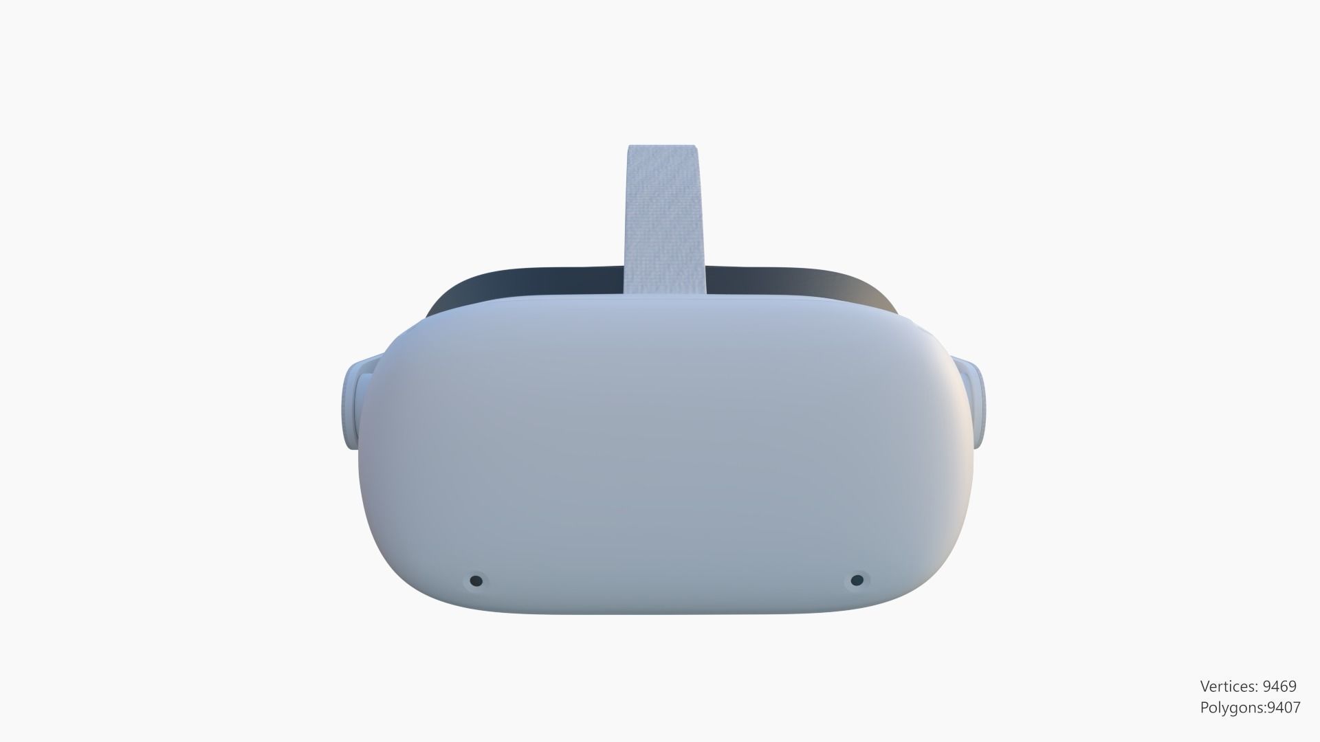 Oculus Quest 2 VR Headset 3D model_4