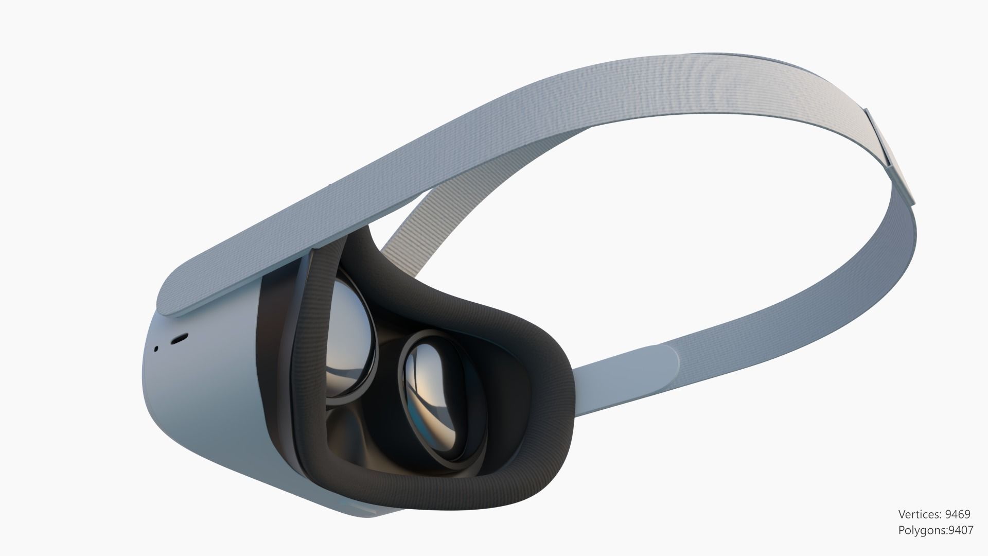 Oculus Quest 2 VR Headset 3D model_9
