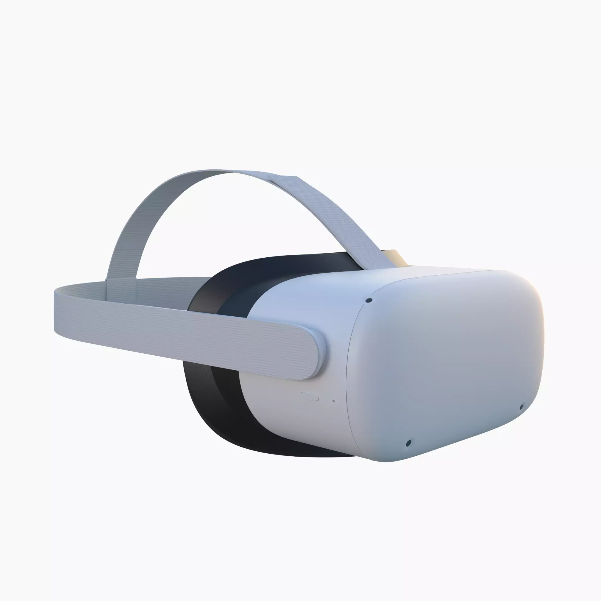 Oculus Quest 2 VR Headset 3D model_0