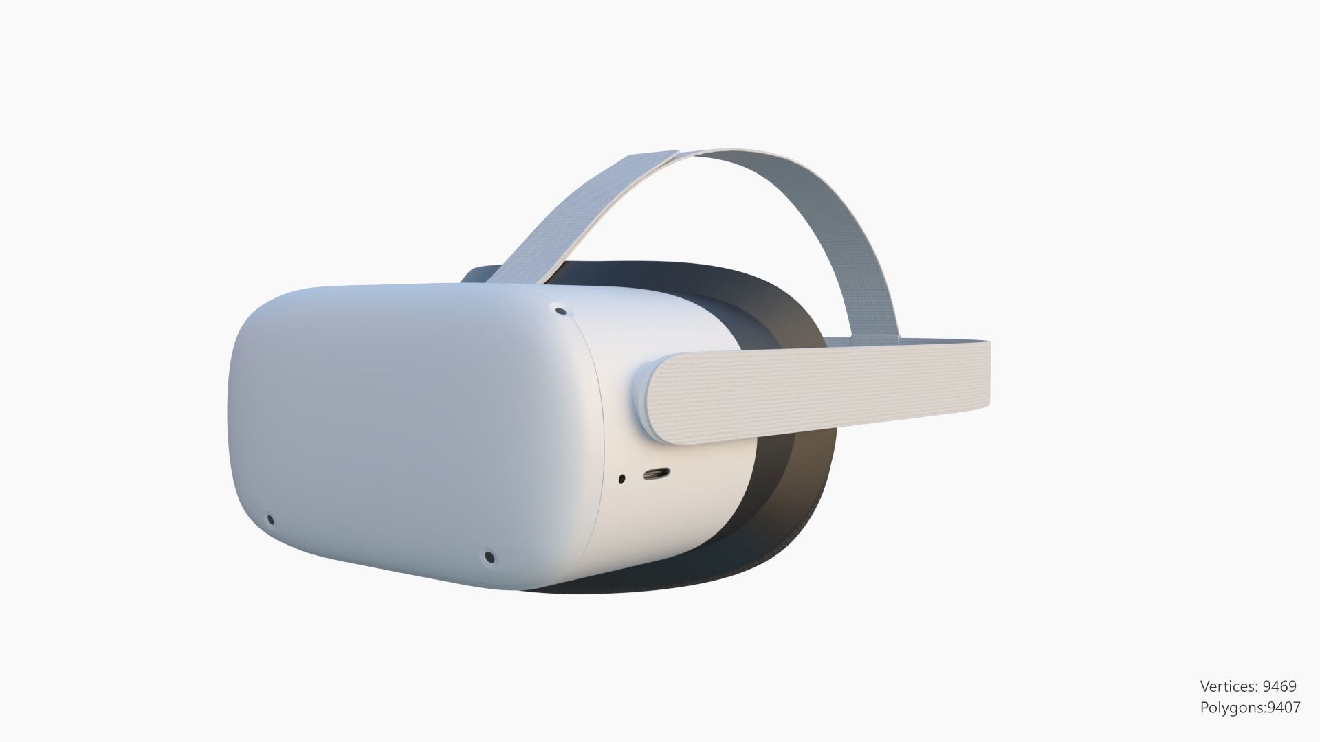 Oculus Quest 2 VR Headset 3D model_3