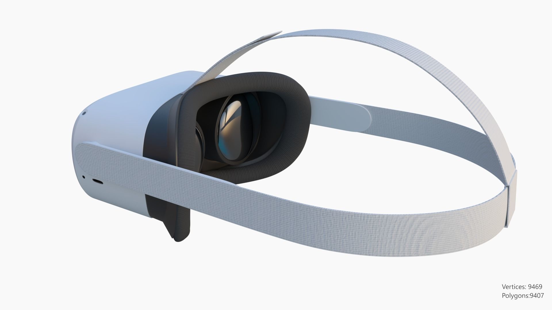 Oculus Quest 2 VR Headset 3D model_8