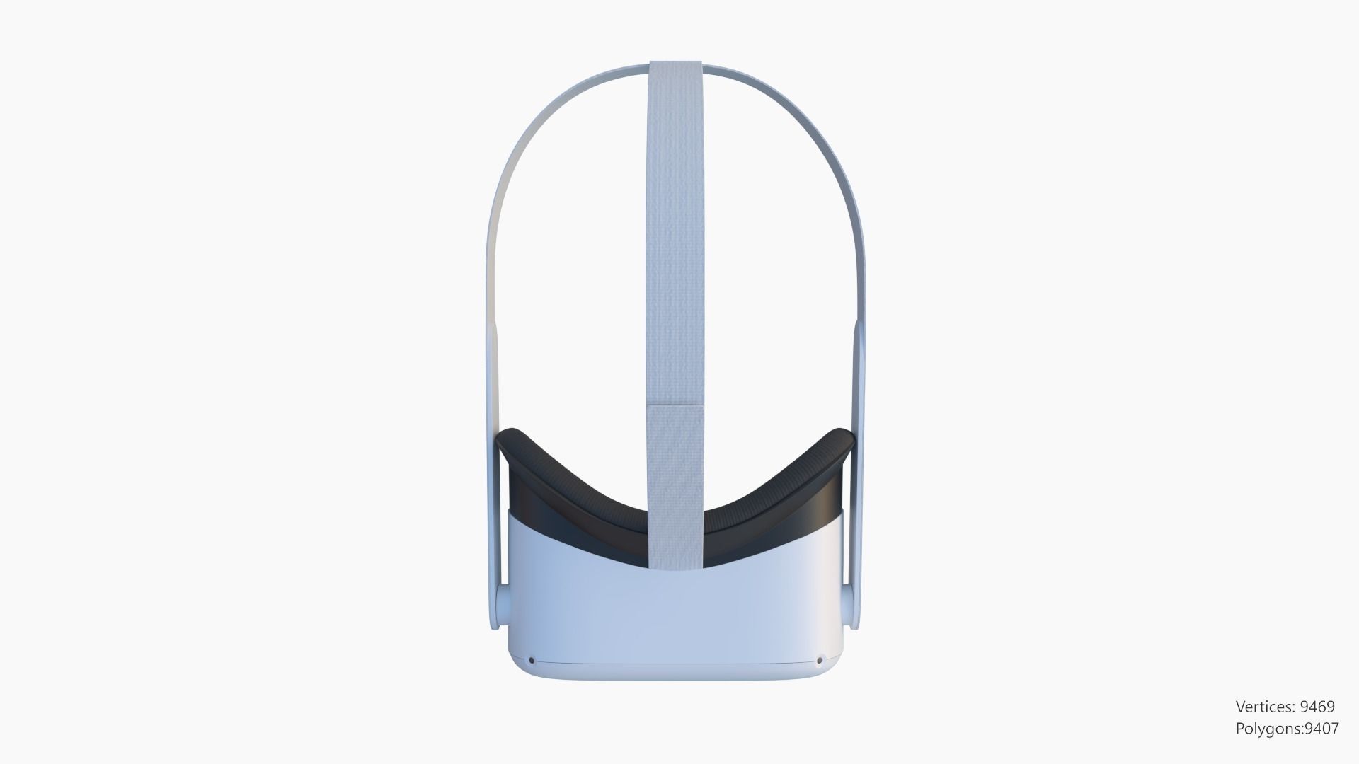 Oculus Quest 2 VR Headset 3D model_2