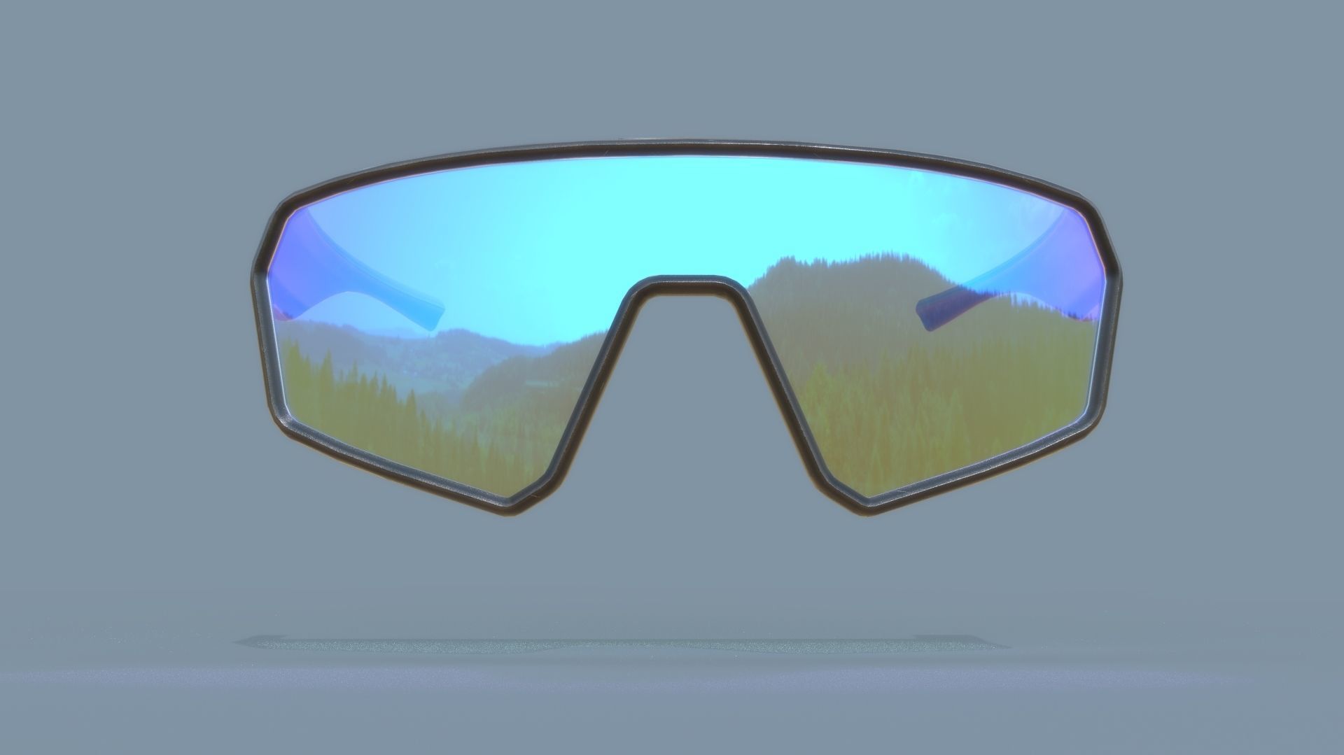 Sport glasses Goggles 3D model_1