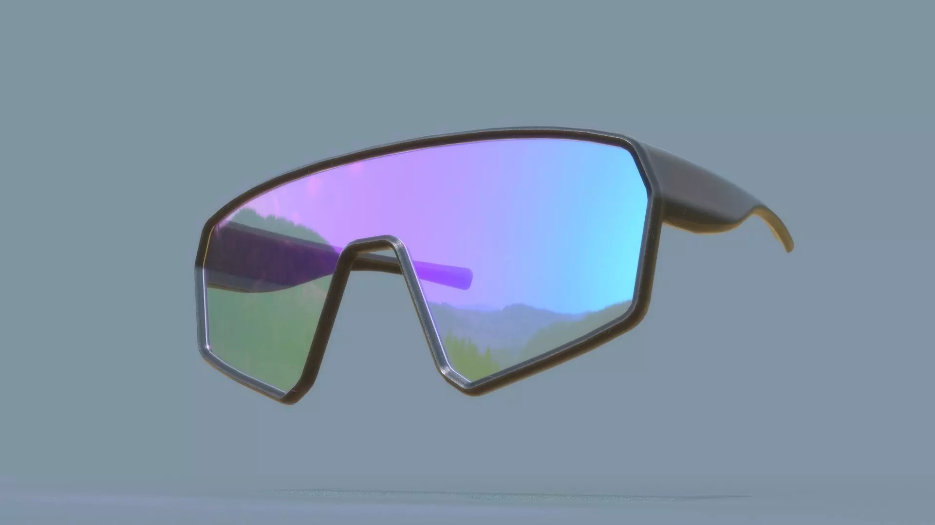Sport glasses Goggles 3D model_0