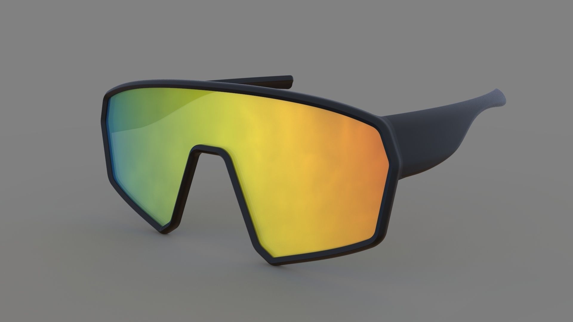 Sport glasses Goggles 3D model_5