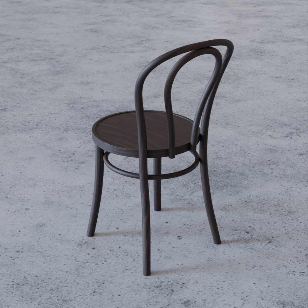 Simple chair Free 3D model_1