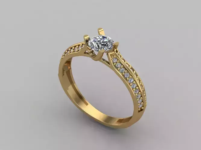 Women Ring 3DM Womens Ring 3d models 3D print model