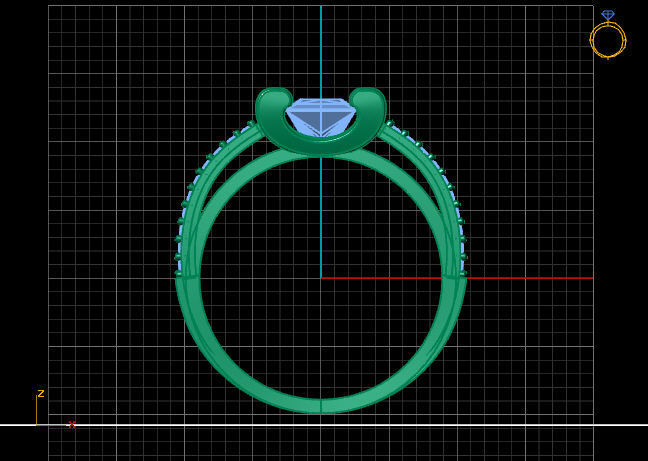 Women Ring 3DM Womens Ring 3d models 3D print model 3D print model_3