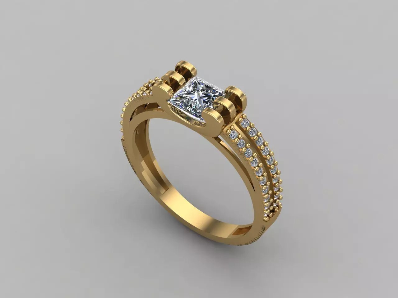Women Ring 3DM Womens Ring 3d models 3D print model 3D print model_0