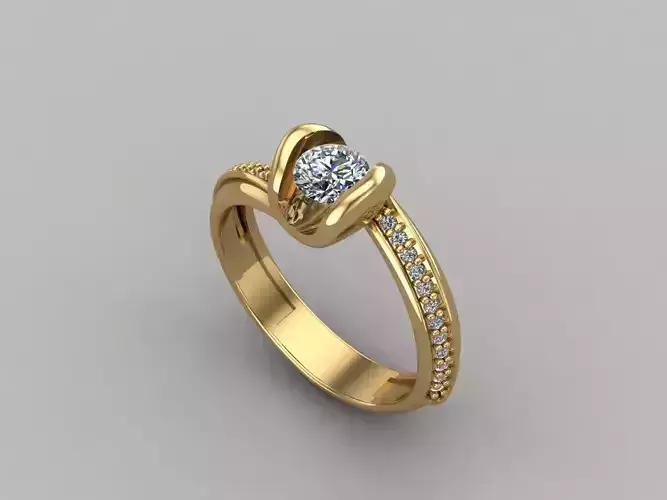 Women Ring 3DM Womens Ring 3d models 3D print model