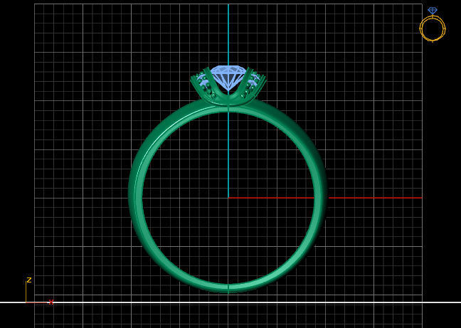 Women Ring 3DM Womens Ring 3d models 3D print model 3D print model_3