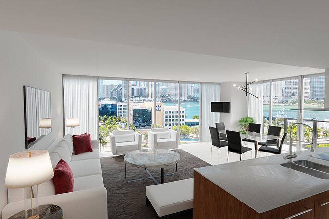 Modern Design Furniture 3D Model Collection