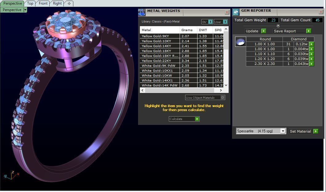 Ring Solitaire Engagement 3D print model_2
