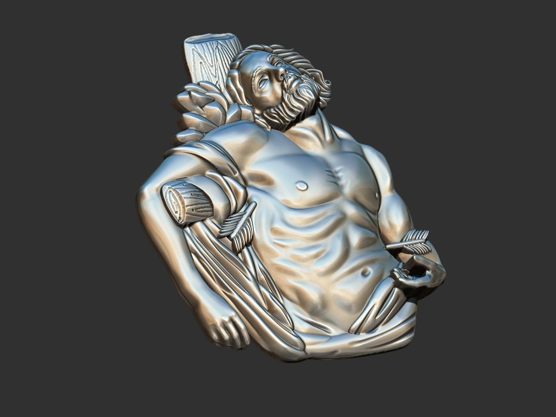 San Sebastian Sao Sebastiao 3D print model_11