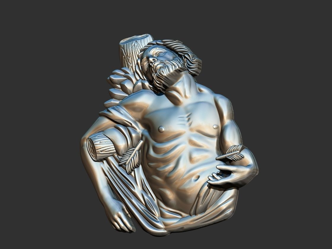 San Sebastian Sao Sebastiao 3D print model_7