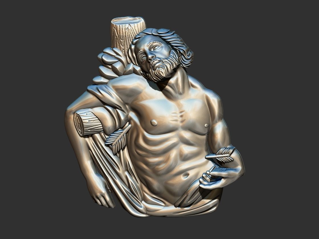 San Sebastian Sao Sebastiao 3D print model_8