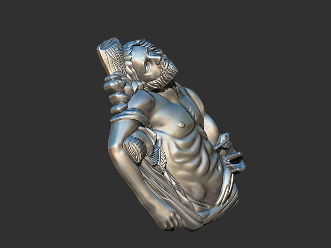 San Sebastian Sao Sebastiao 3D print model_10
