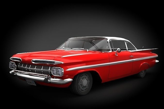 Chevrolet Impala 1959 Low-poly 3D model