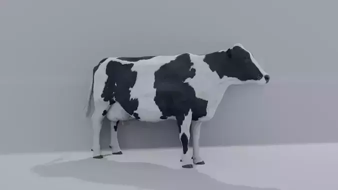 MilkCow animated 3D 3D model