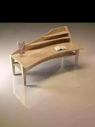 Table 3D model coffee