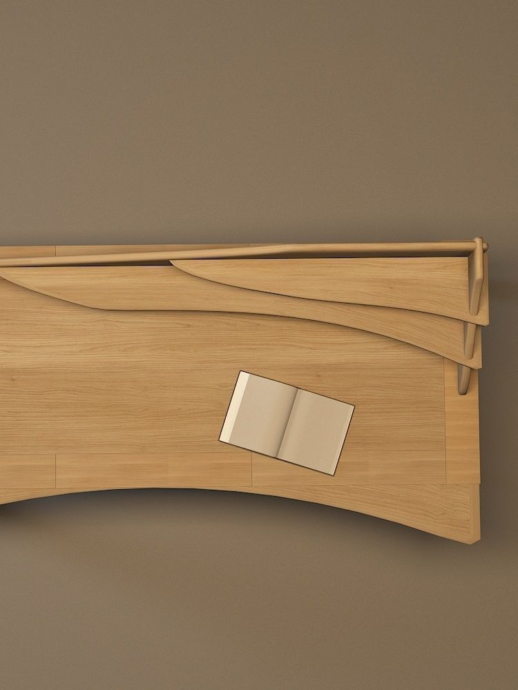 Table 3D model coffee Low-poly 3D model_3