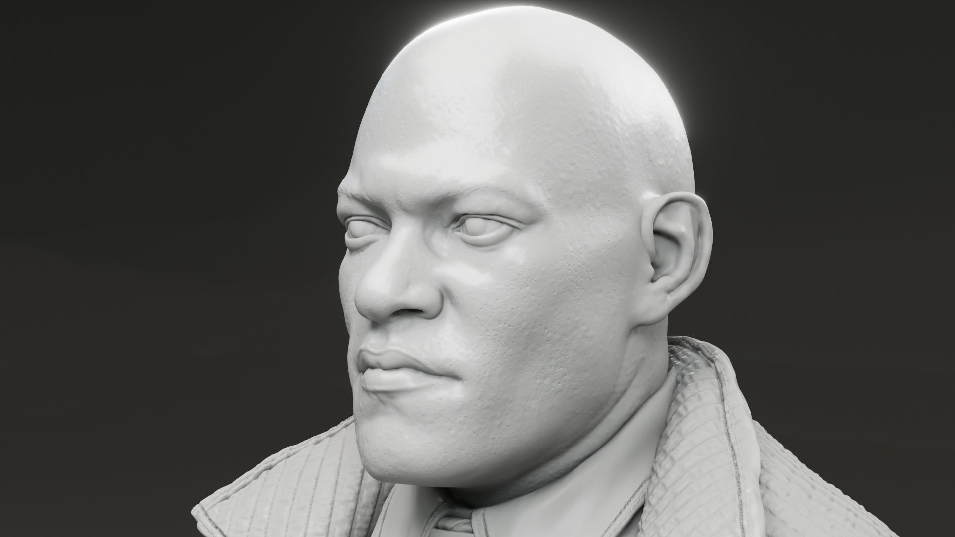 Laurence Fishburne - Morpheus - The Matrix 3D print model_9