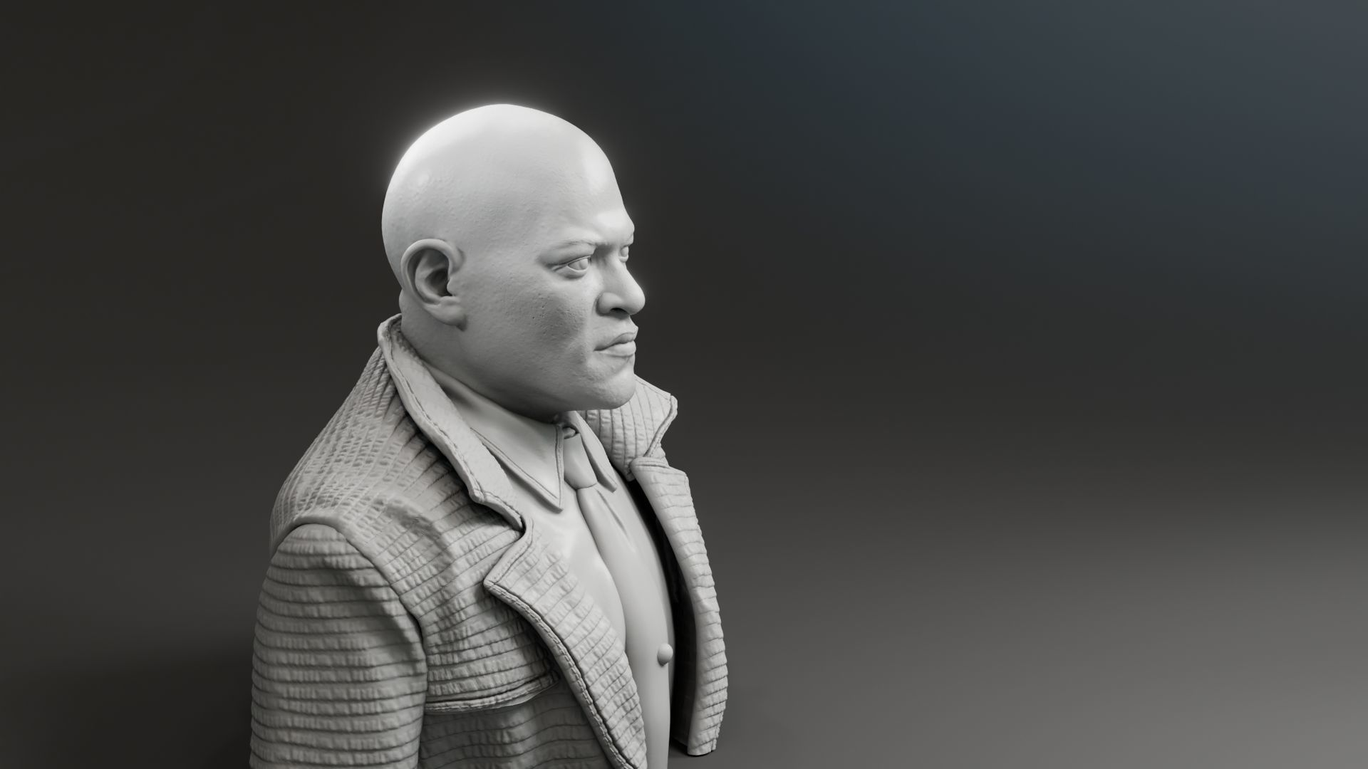 Laurence Fishburne - Morpheus - The Matrix 3D print model_19