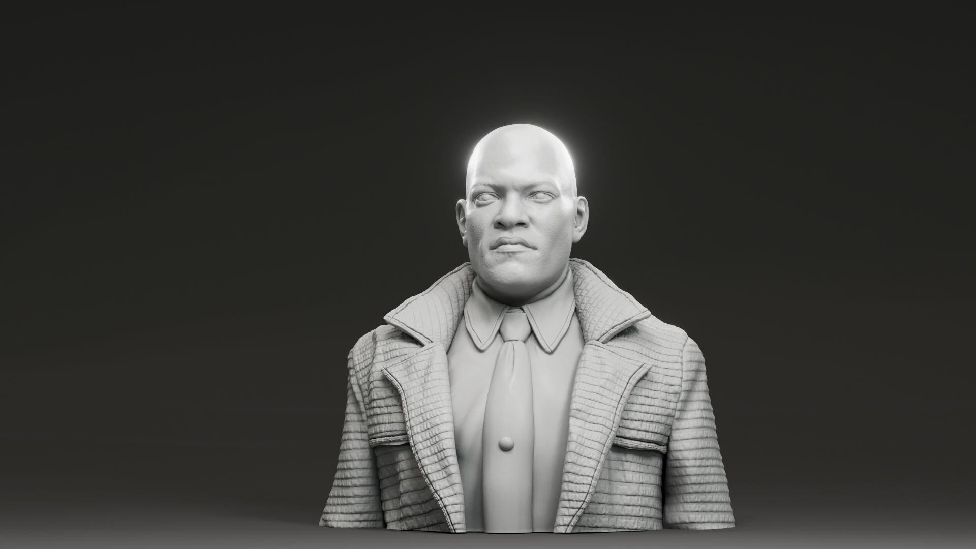 Laurence Fishburne - Morpheus - The Matrix 3D print model_17
