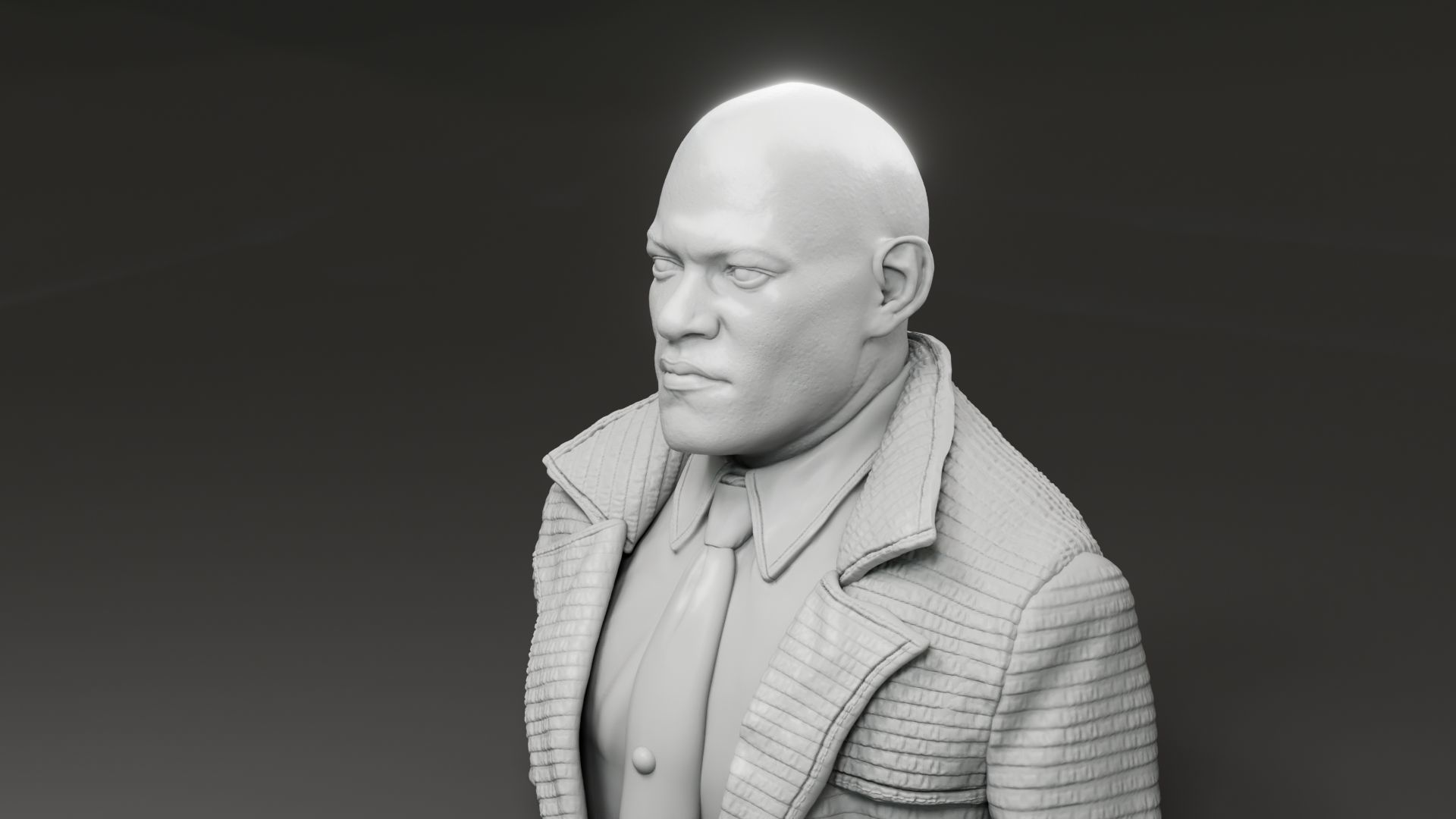 Laurence Fishburne - Morpheus - The Matrix 3D print model_15