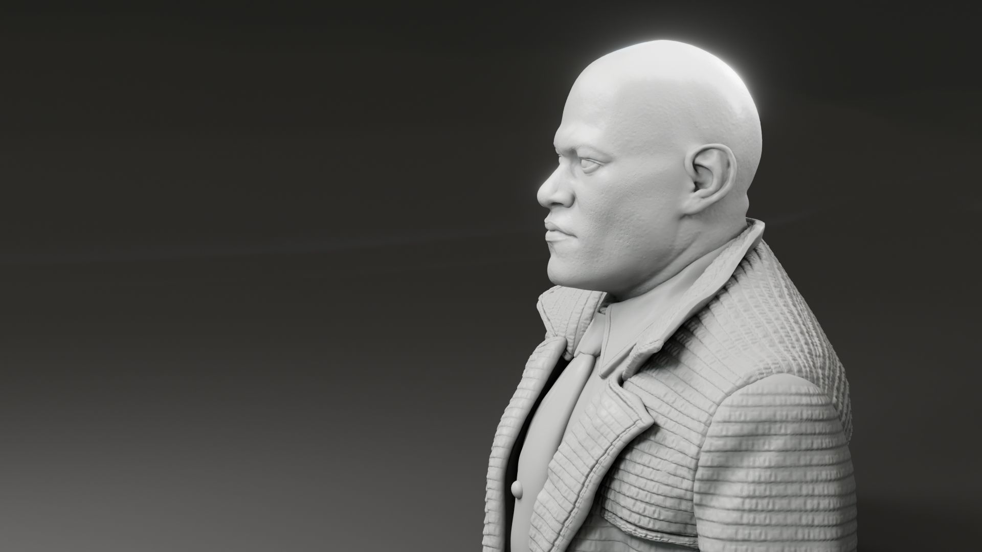 Laurence Fishburne - Morpheus - The Matrix 3D print model_16