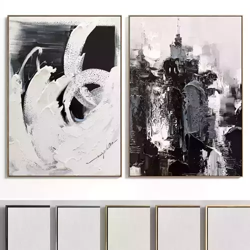 Plaster Two Photo Frame 27