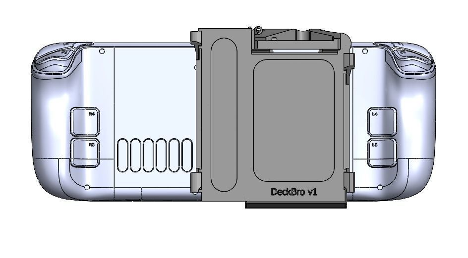 DeckBro v1-Fixing Steam Deck Storage with Standard HDDs and SSDs Free 3D print model_6
