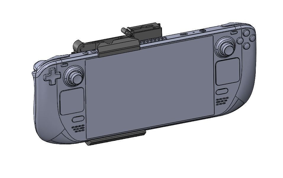 DeckBro v1-Fixing Steam Deck Storage with Standard HDDs and SSDs Free 3D print model_4