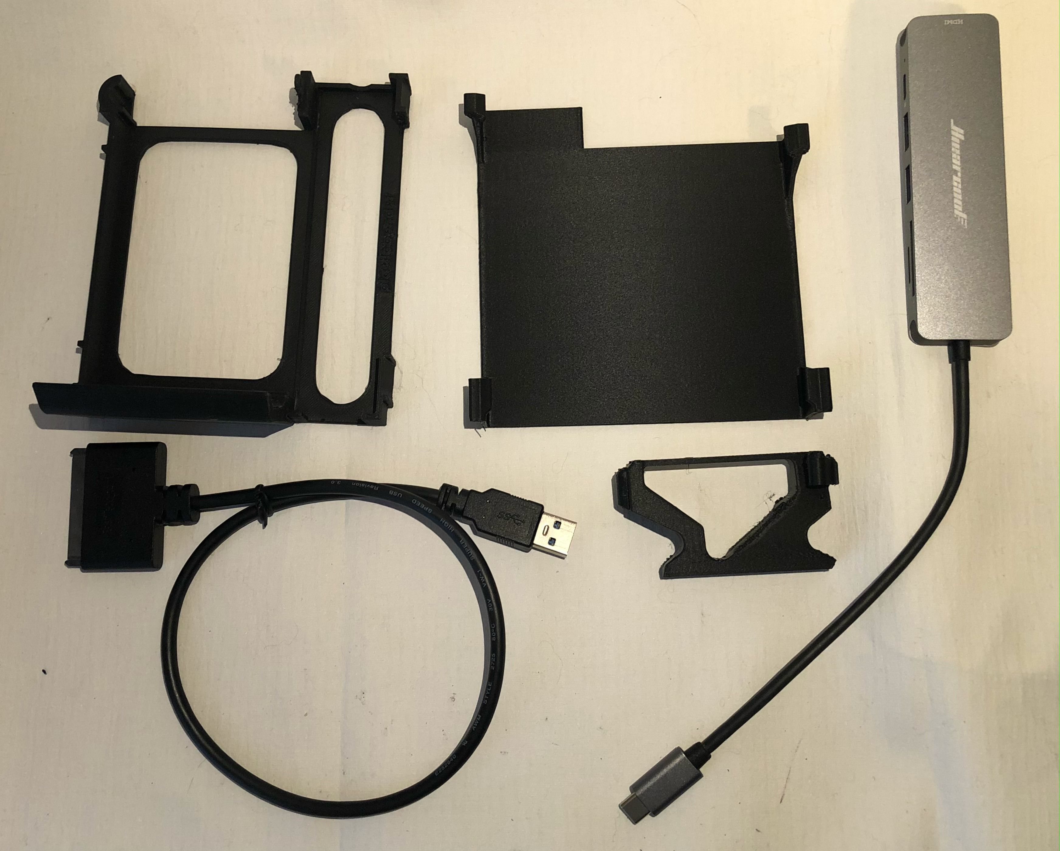 DeckBro v1-Fixing Steam Deck Storage with Standard HDDs and SSDs Free 3D print model_12