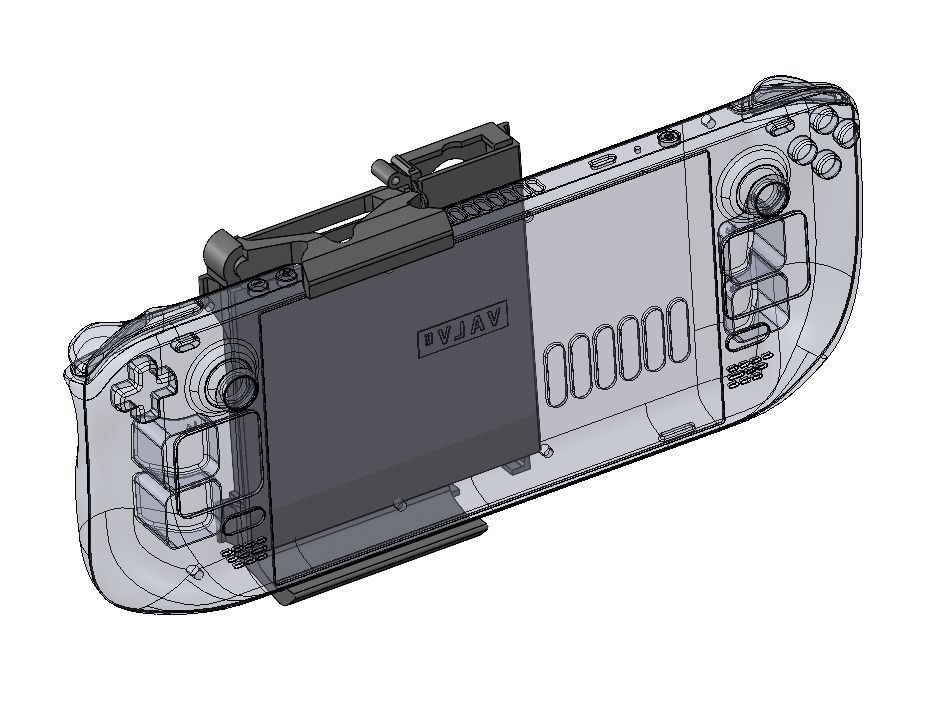 DeckBro v1-Fixing Steam Deck Storage with Standard HDDs and SSDs Free 3D print model_9