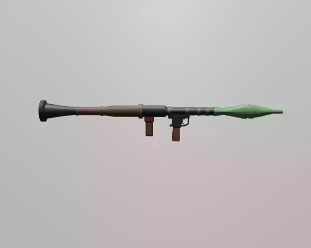 Bazooka Lowpoly grenade launcher - grenade launcher