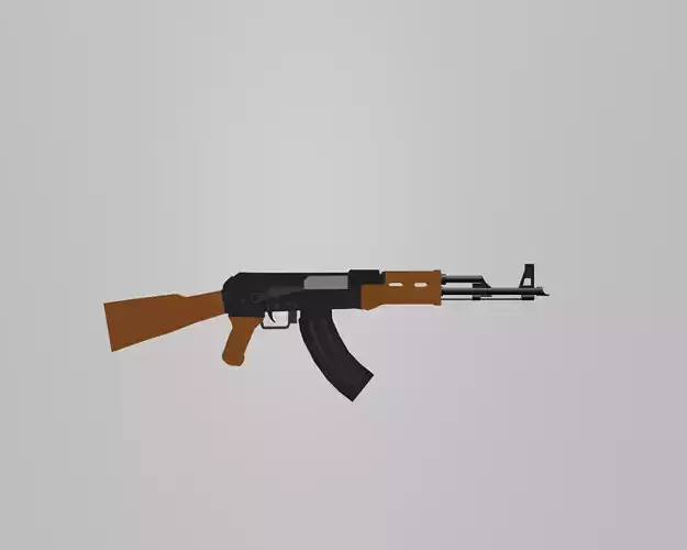 Lowpoly Ak - rifle
