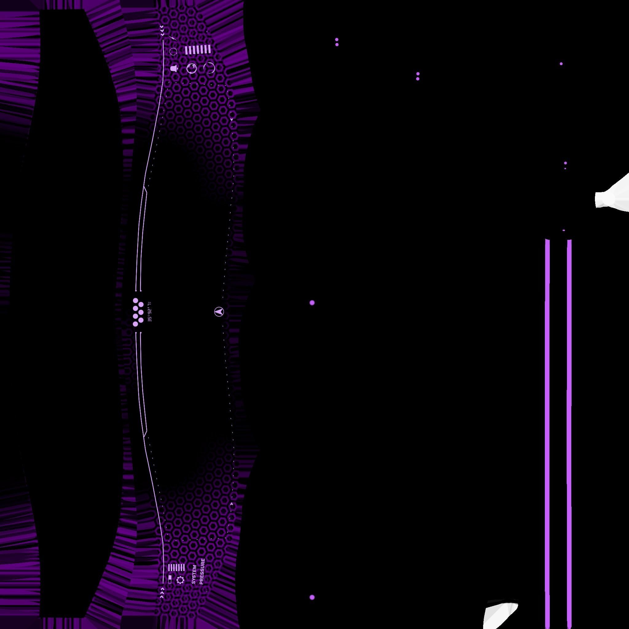 SciFi Glasses H10 Black Purple - Character Design Fashion Low-poly 3D model_25